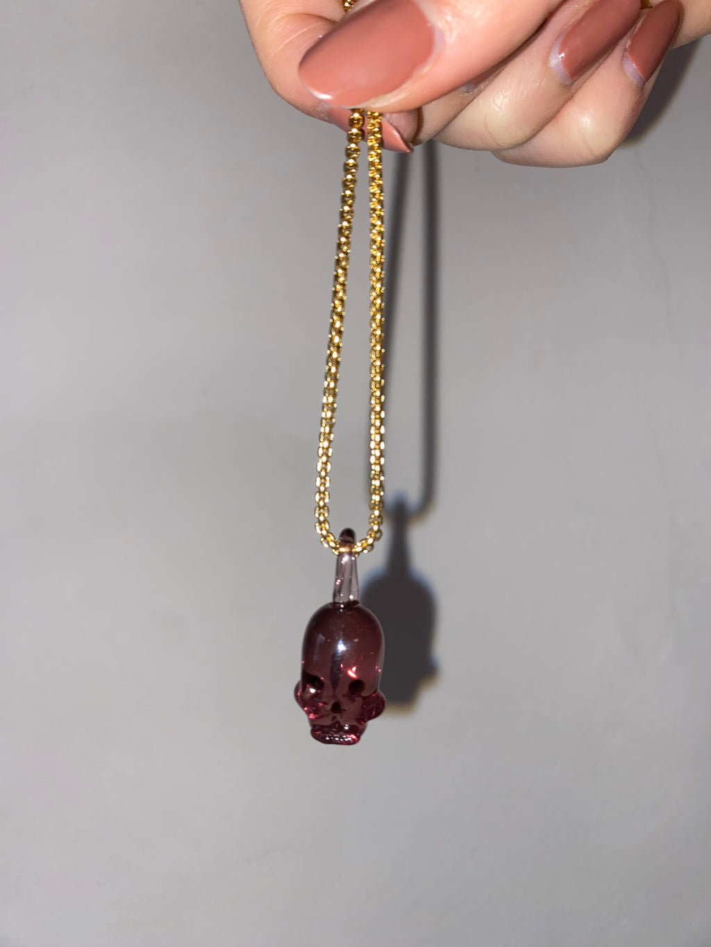 WOW Teschio charm in vetro di Murano