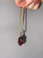 WOW Teschio charm in vetro di Murano