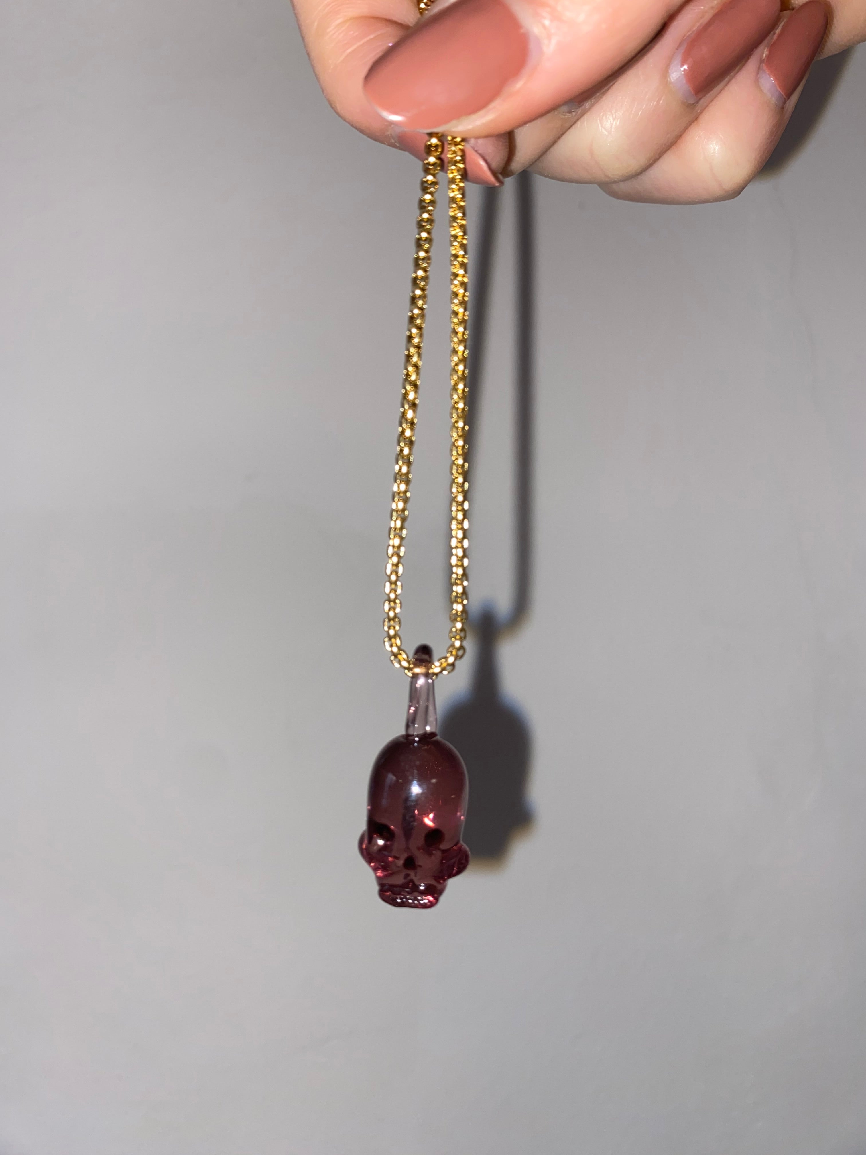 WOW Teschio charm in vetro di Murano