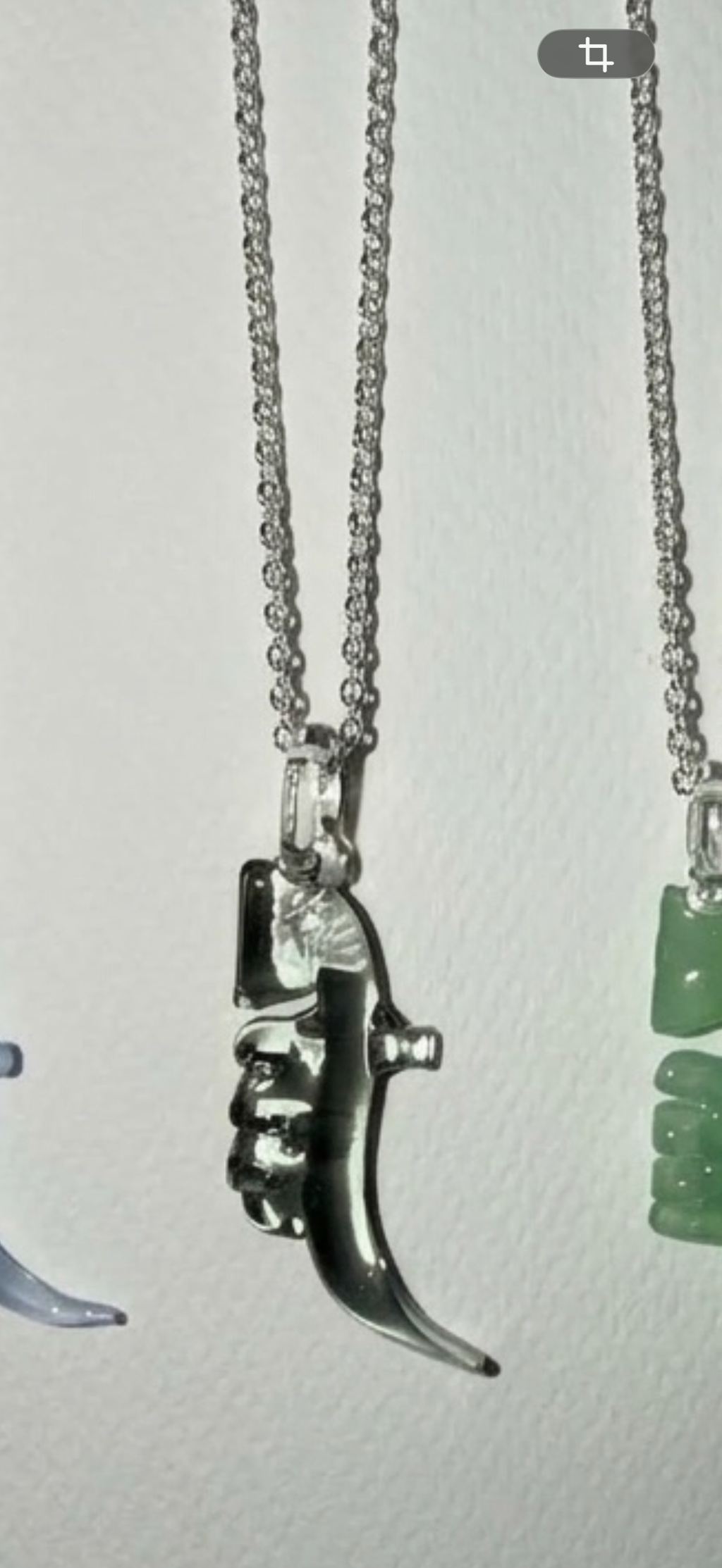 WOW Ferro di Prua (gondola) charm in vetro di Murano