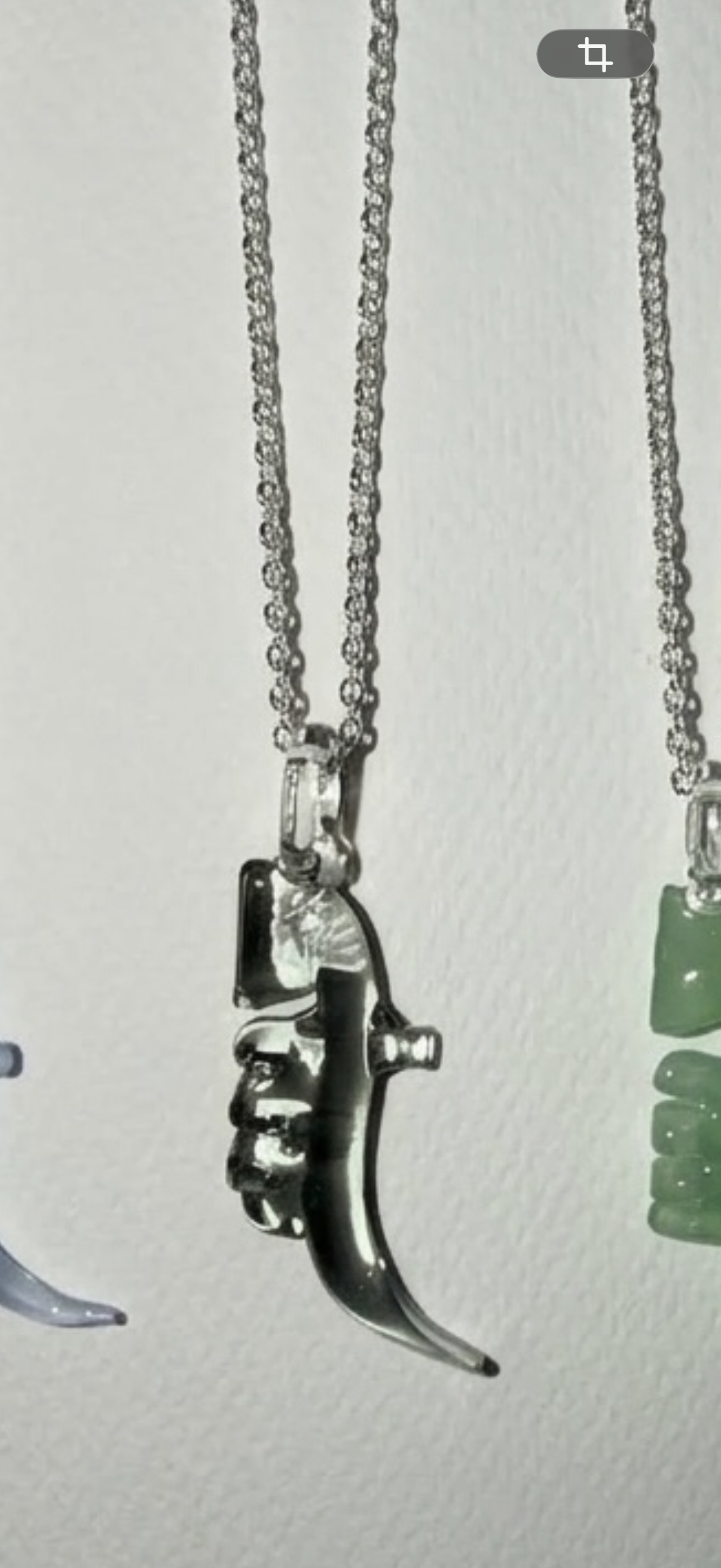 WOW Ferro di Prua (gondola) charm in vetro di Murano