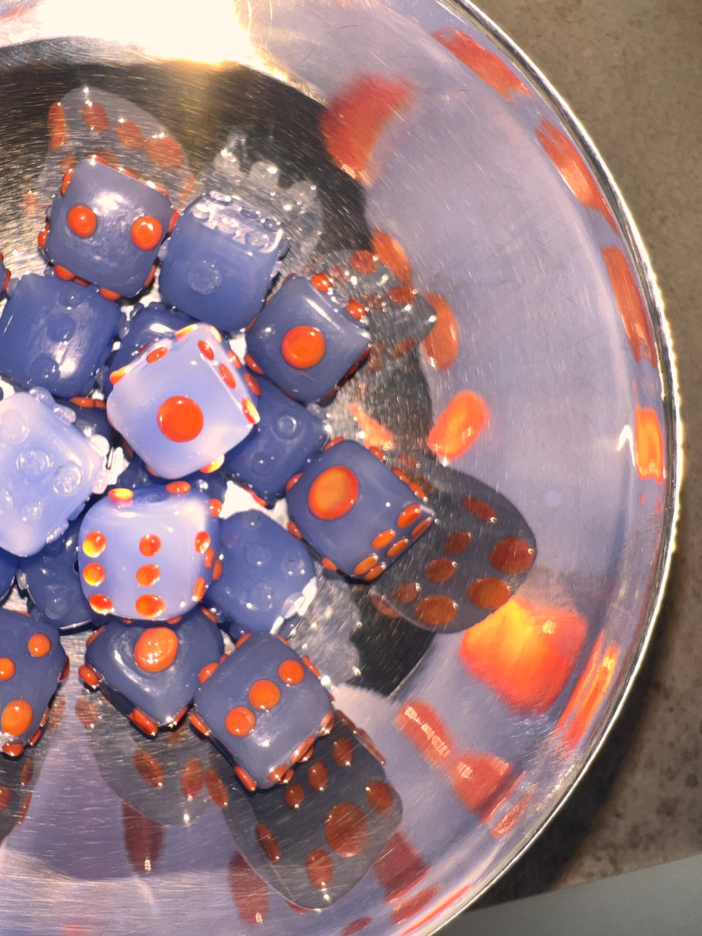 WOW DADO charm in vetro di Murano