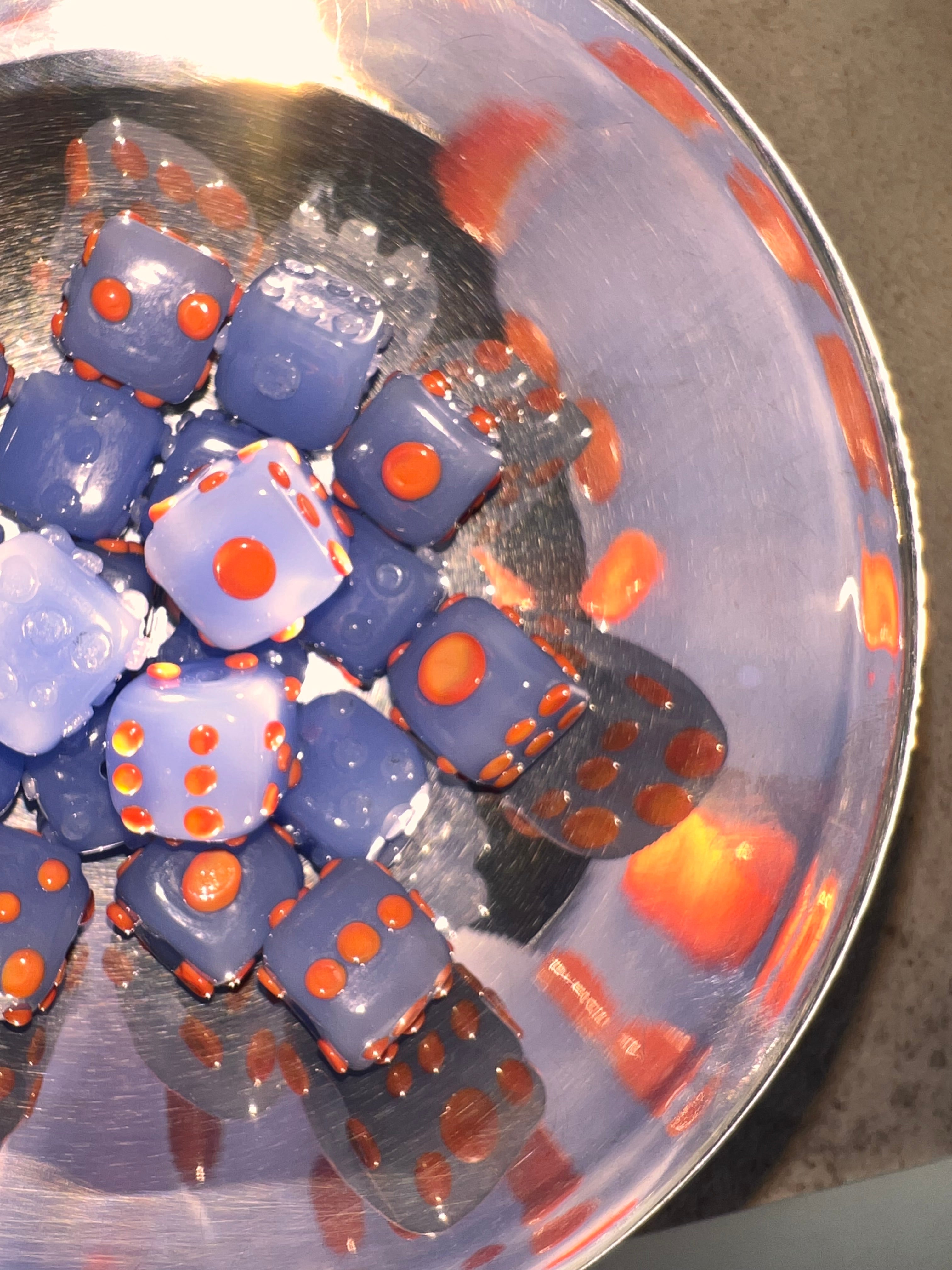 WOW DADO charm in vetro di Murano