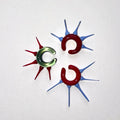 Earcuff Spike in vetro di Murano