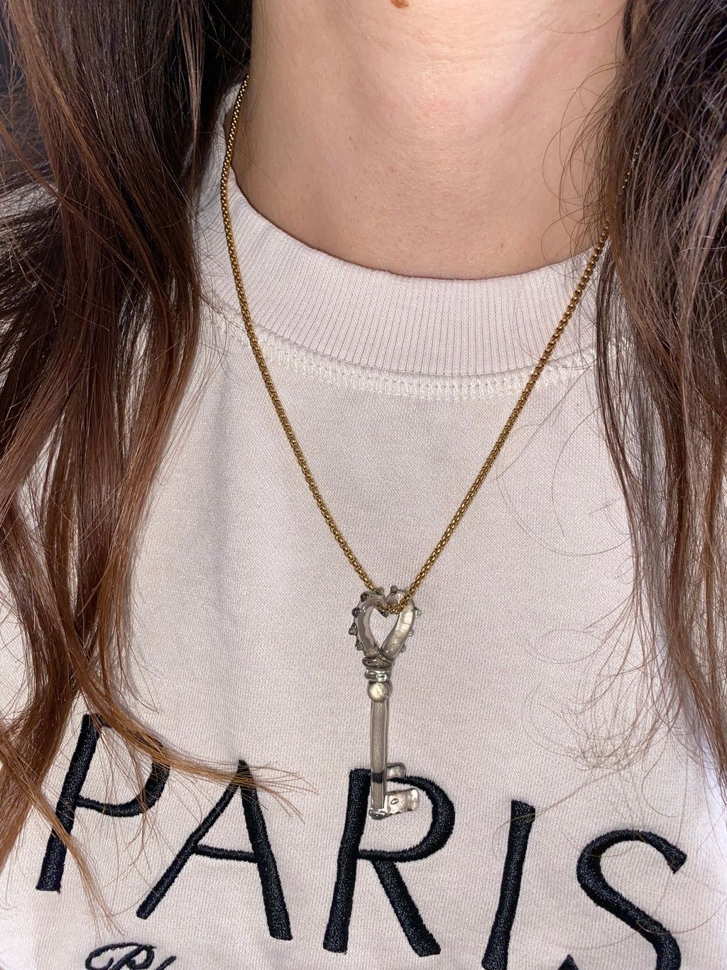 WOW Chiave charm in vetro di Murano