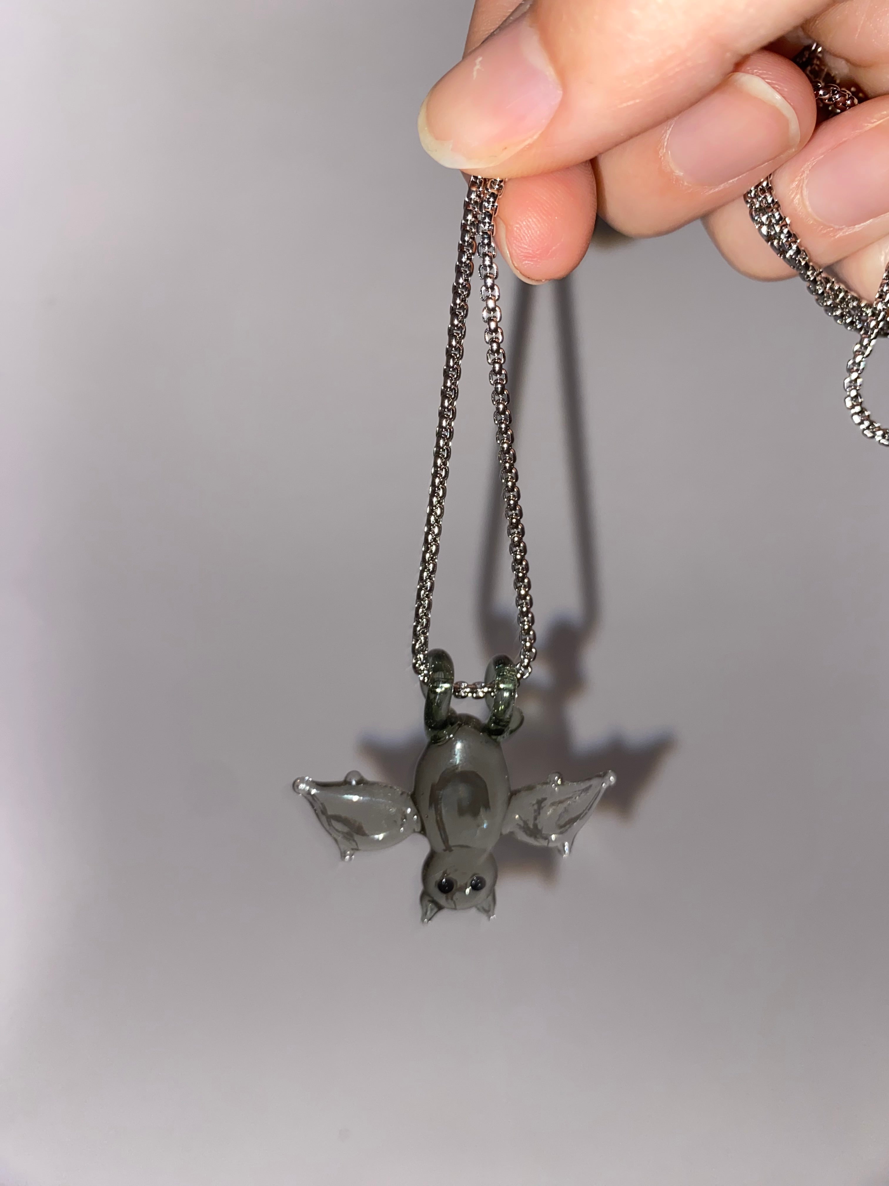 WOW Pipistrello charm in vetro di Murano