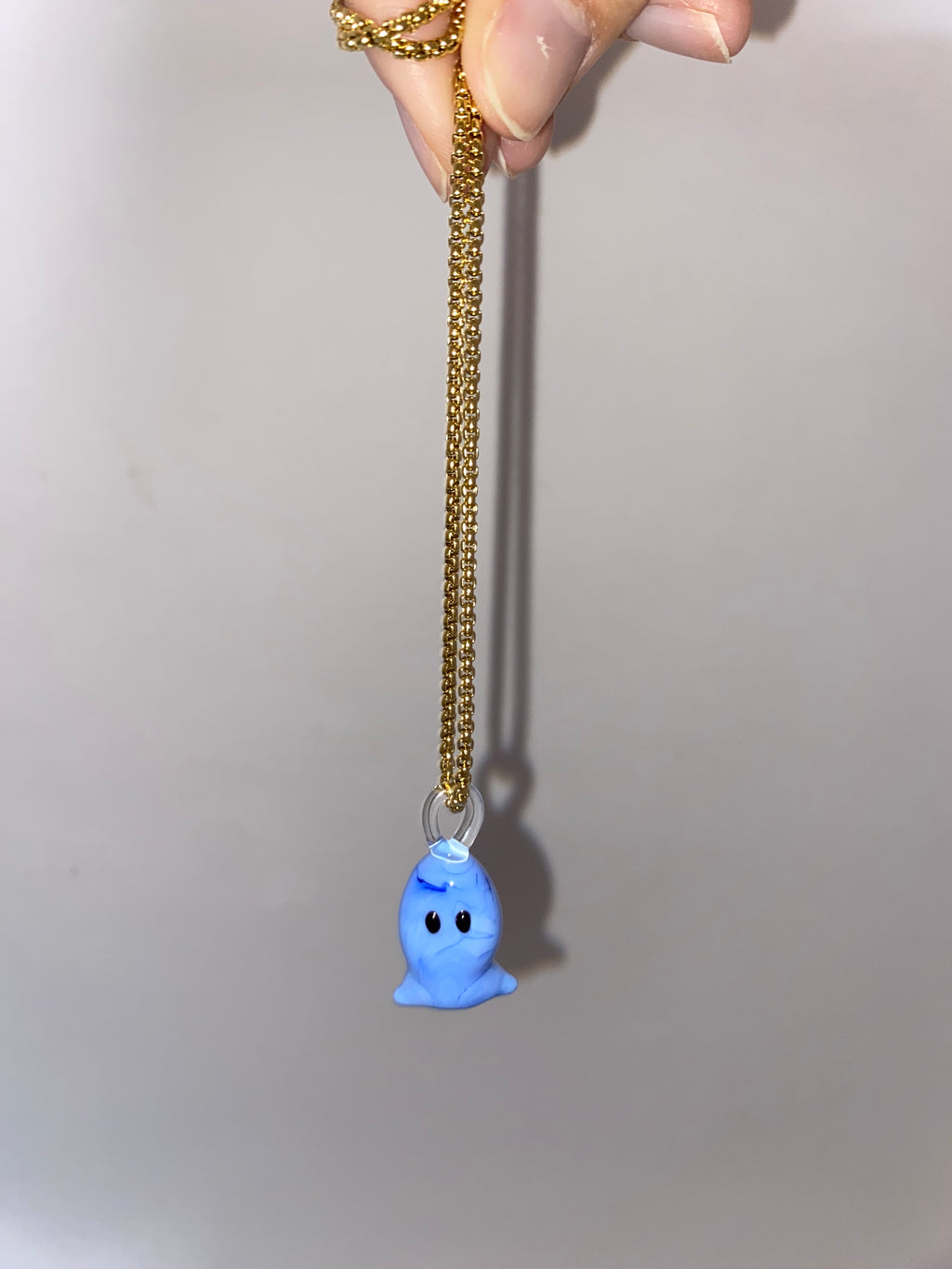 WOW Fantasmino charm in vetro di Murano
