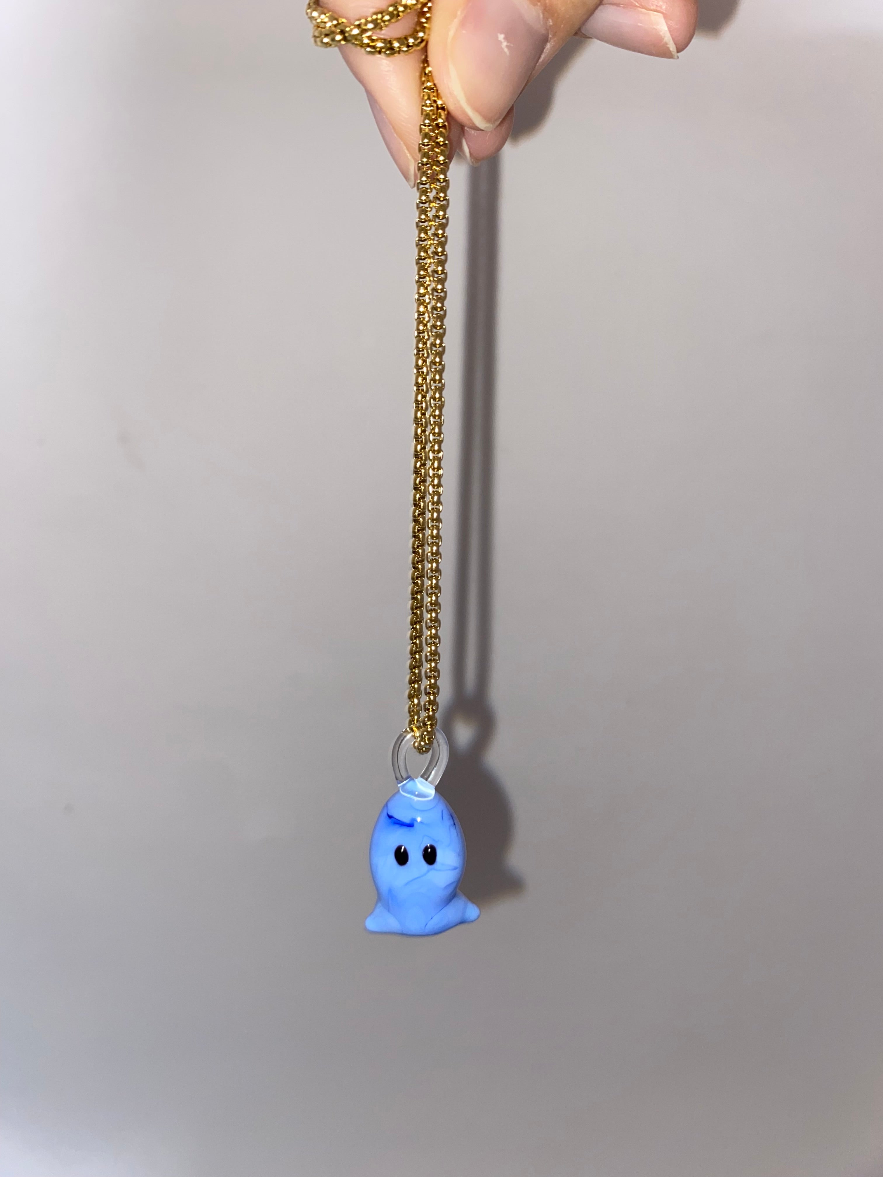 WOW Fantasmino charm in vetro di Murano