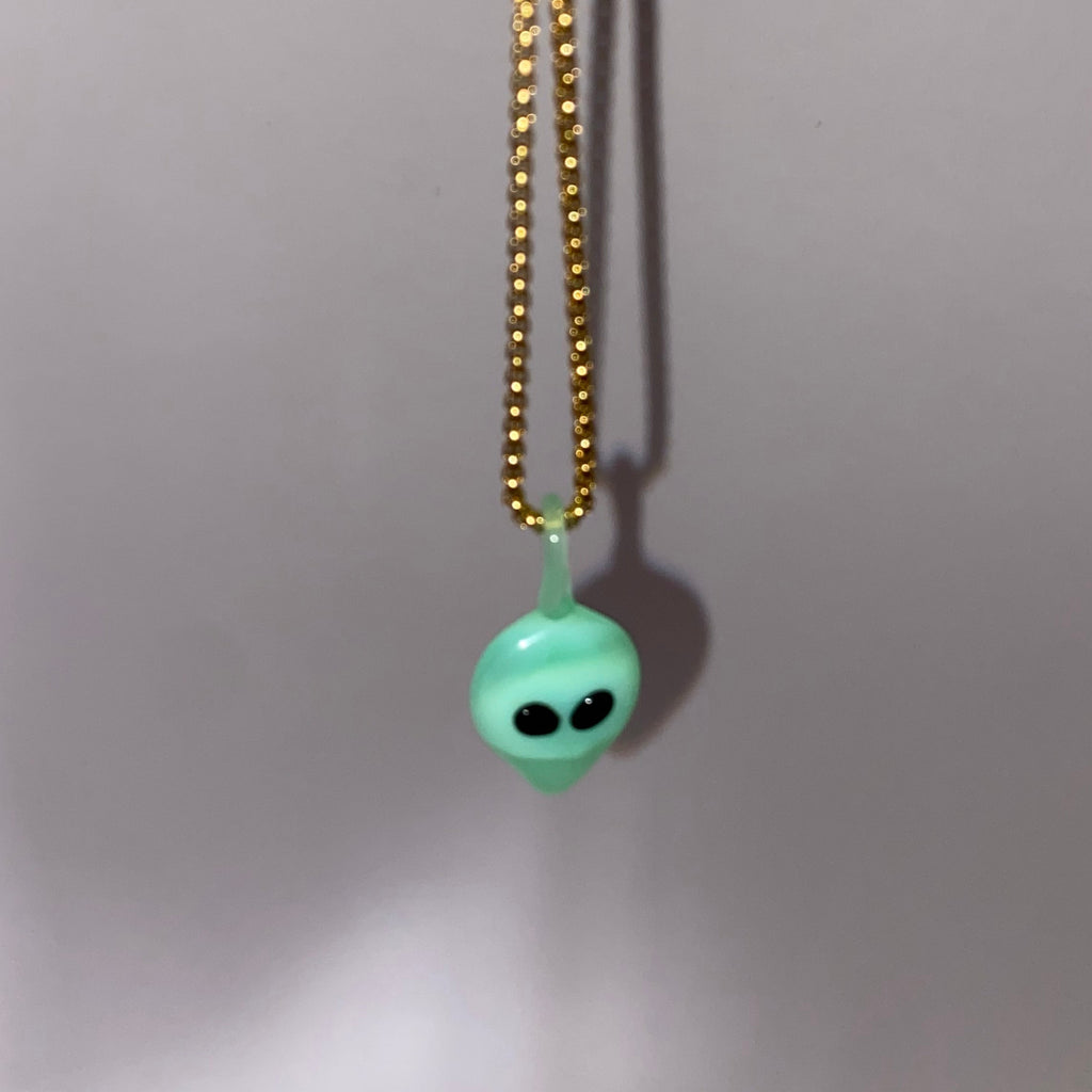 WOW Alieno charm in vetro di Murano
