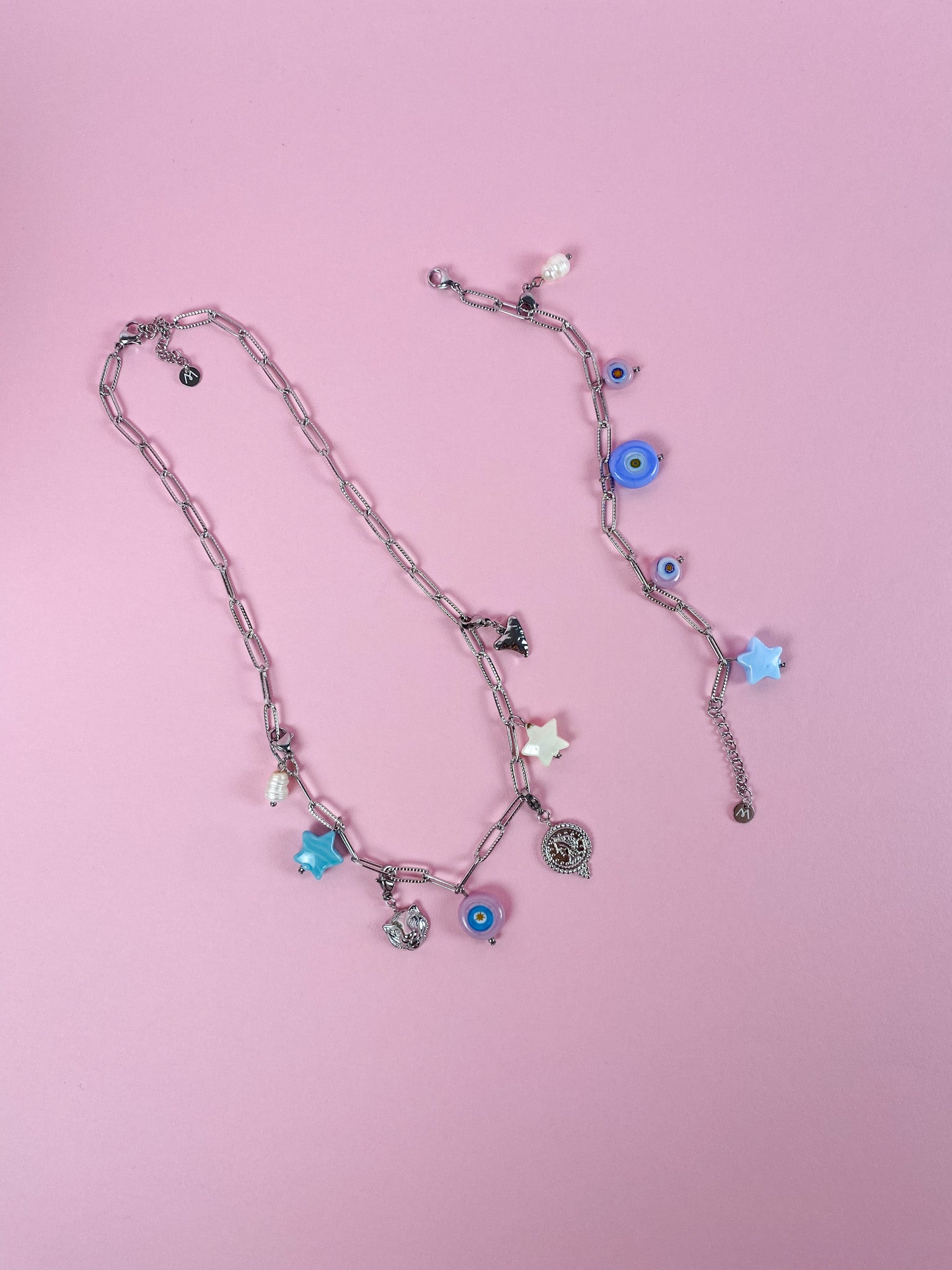 Collana Charm #classica ARGENTO