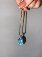 WOW Teschio charm in vetro di Murano