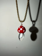 WOW Fungo charm in vetro di Murano