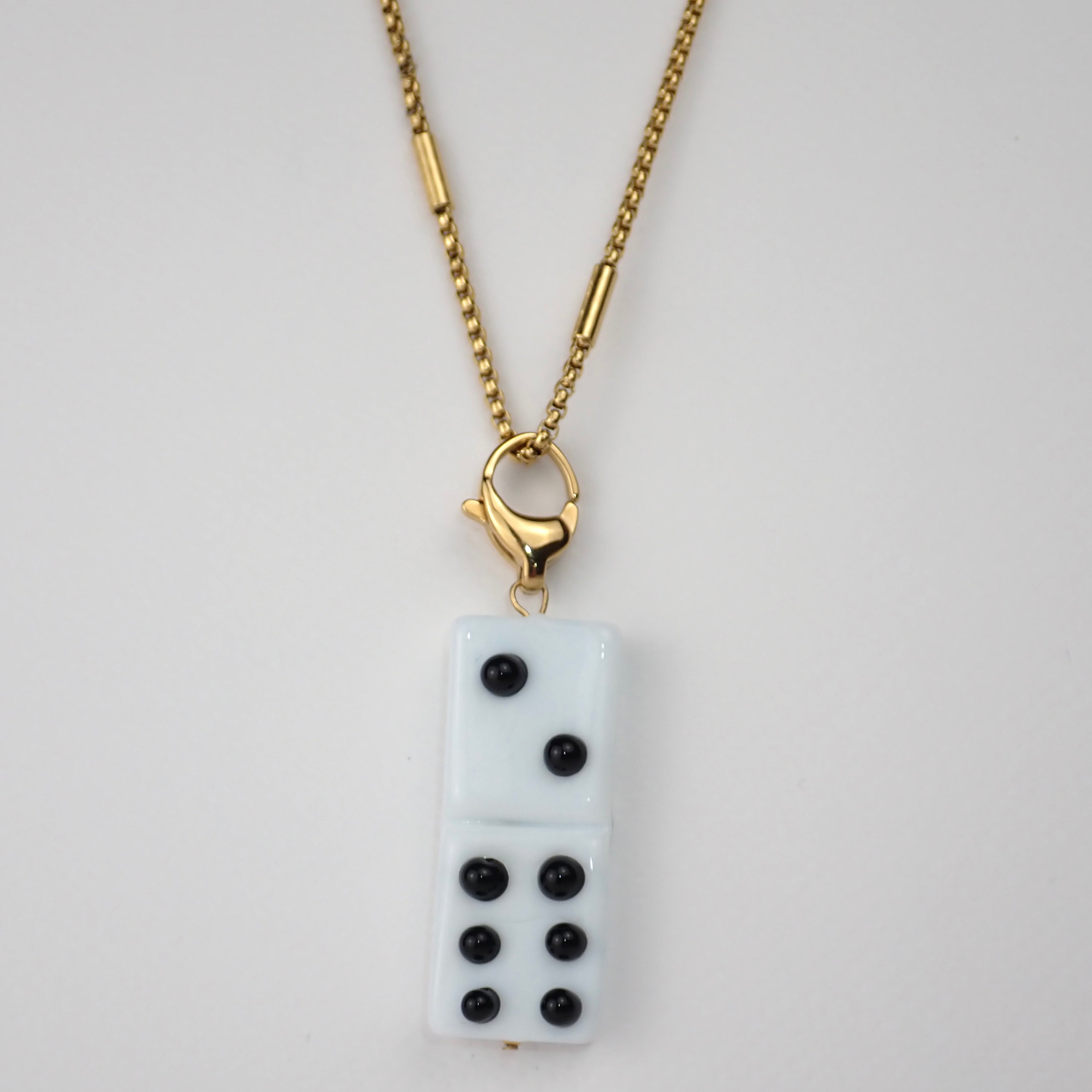 WOW Tessera Domino charm in vetro di Murano