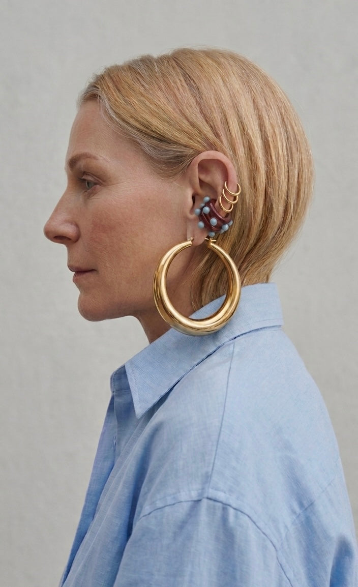 MINI Earcuffs Babol vetro di Murano