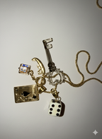WOW Chiave charm in vetro di Murano