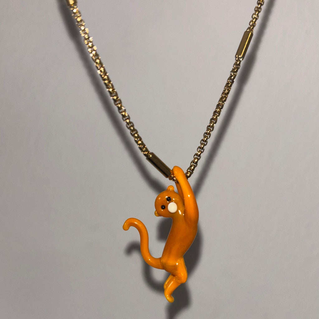 WOW Scimmietta charm in vetro di Murano