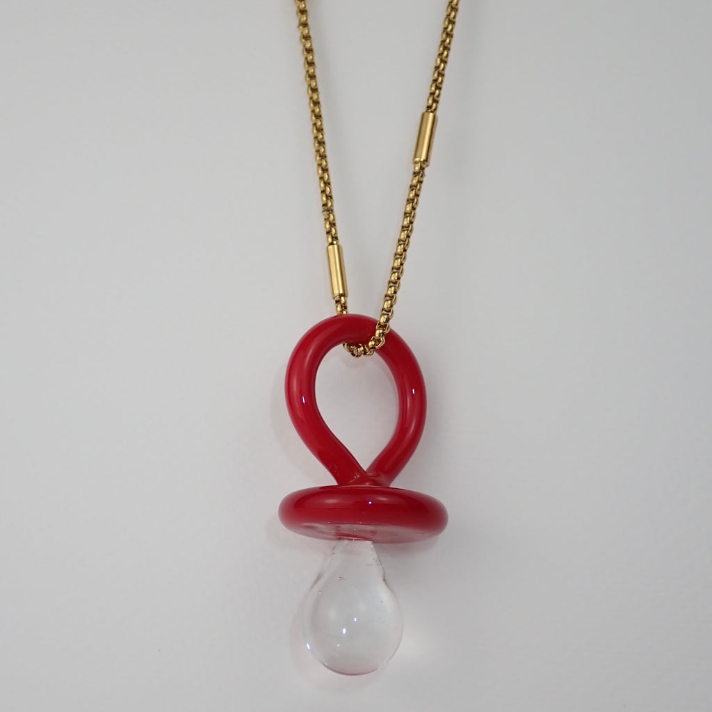WOW Ciuccio charm in vetro di Murano
