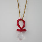 WOW Ciuccio charm in vetro di Murano
