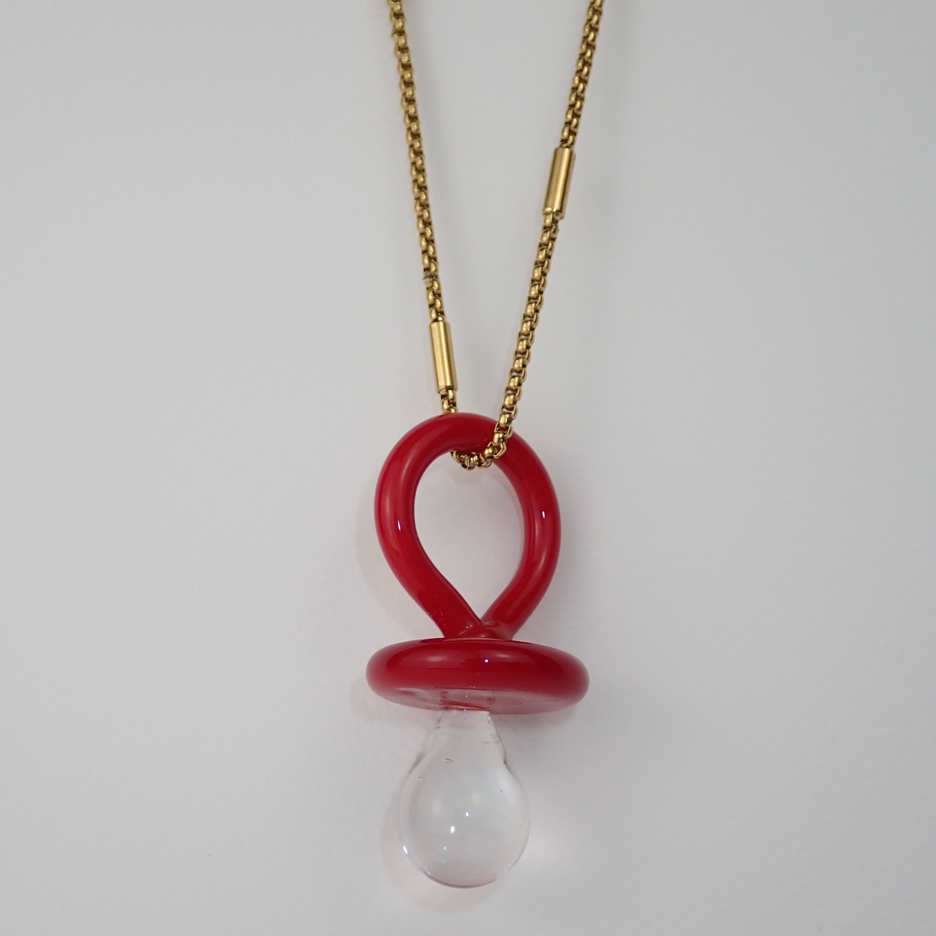 WOW Ciuccio charm in vetro di Murano
