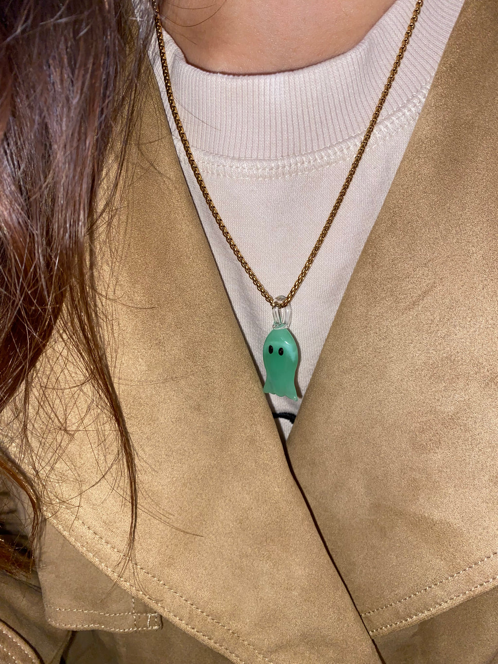 WOW Fantasmino charm in vetro di Murano