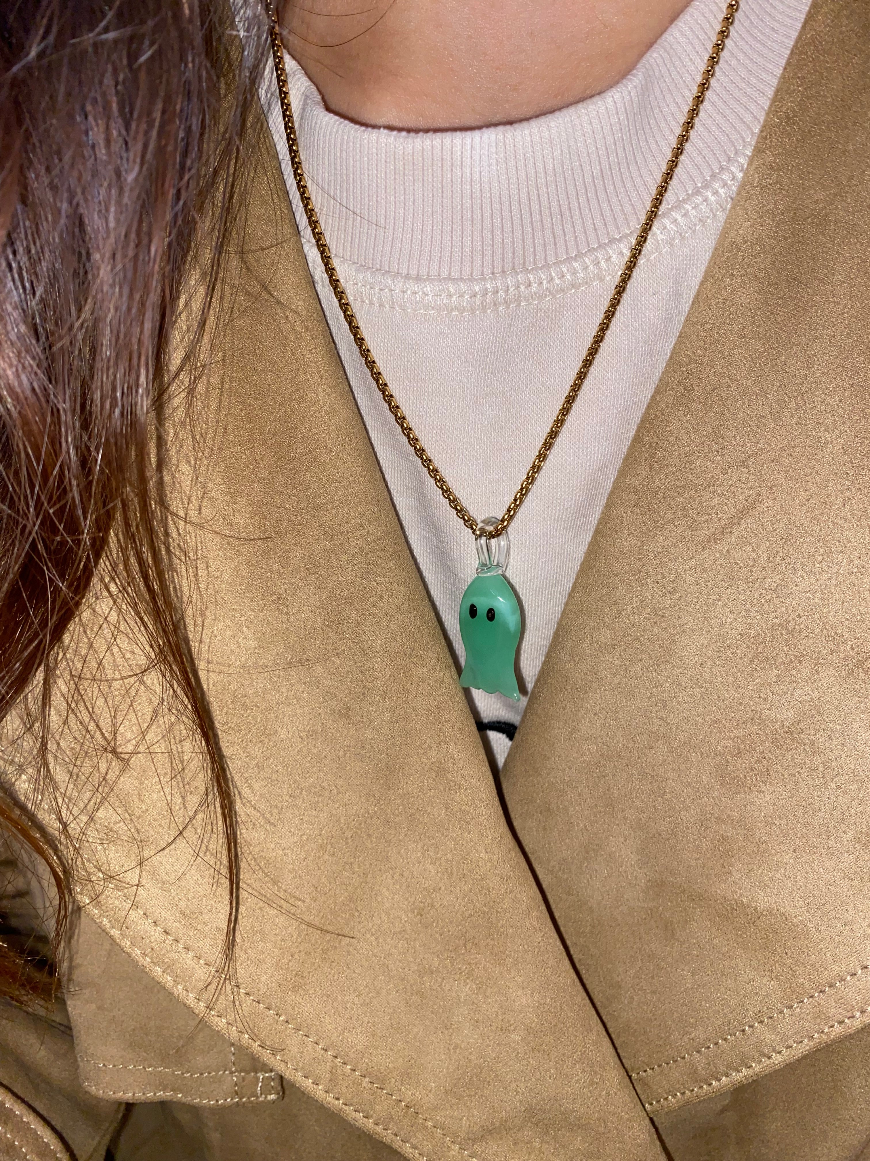 WOW Fantasmino charm in vetro di Murano