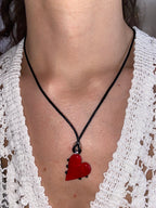 WOW CUORE SACRO charm in vetro di Murano