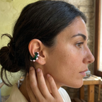 MAXI Earcuffs Babol vetro di Murano