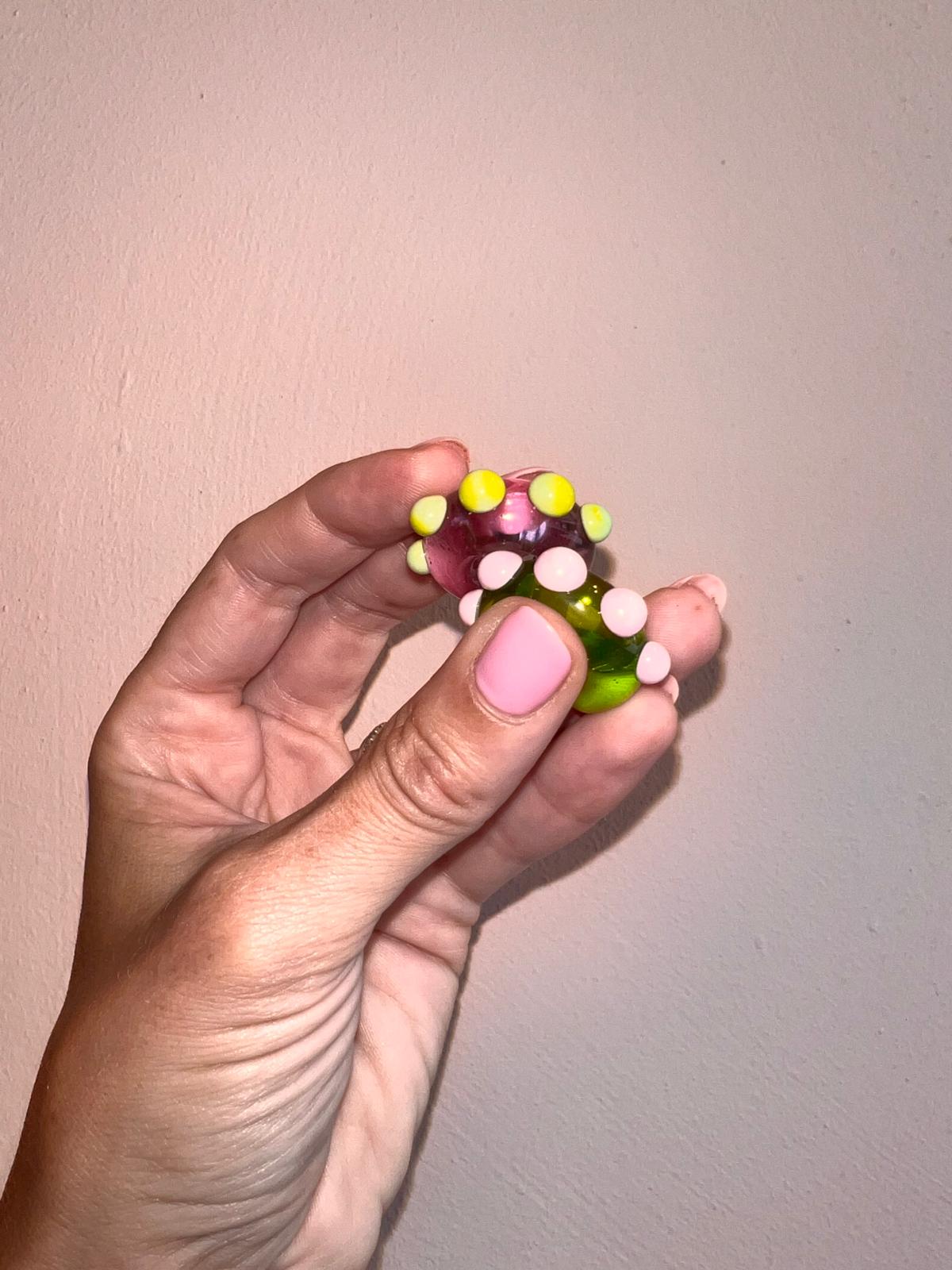 MAXI Earcuffs Babol vetro di Murano