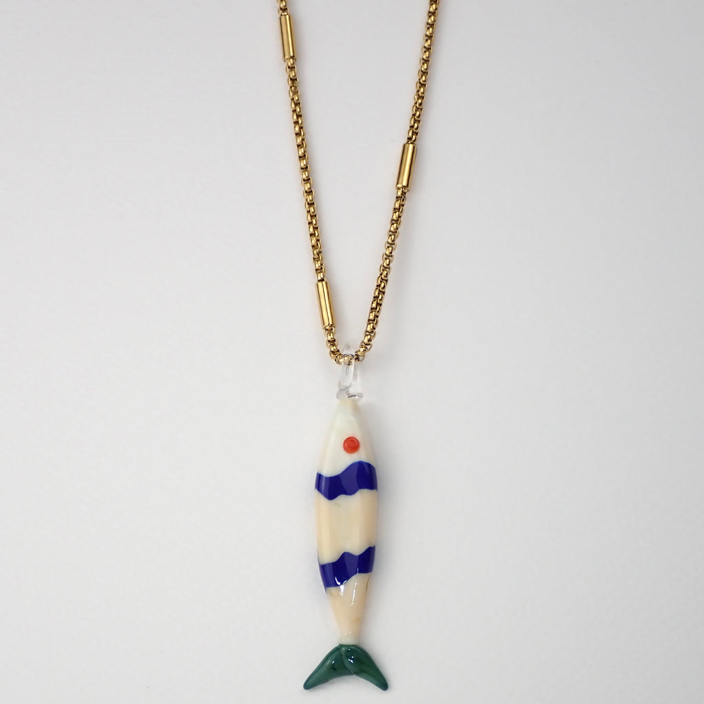 WOW PESCE charm in vetro di Murano