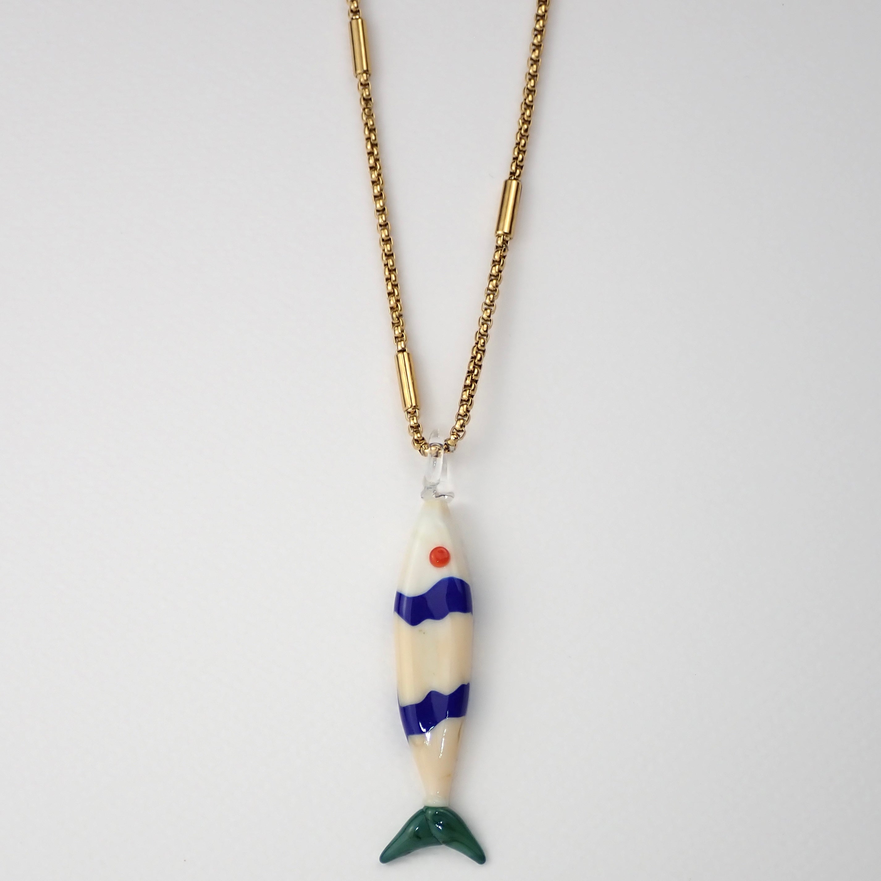 WOW PESCE charm in vetro di Murano