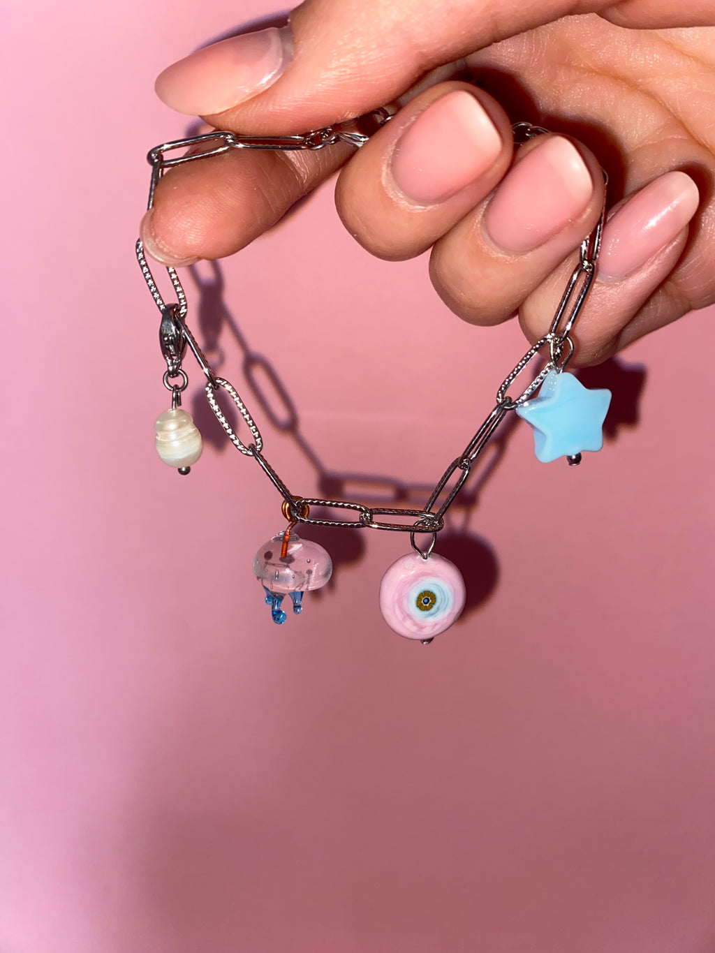 Bracciale Charm #classica ARGENTO