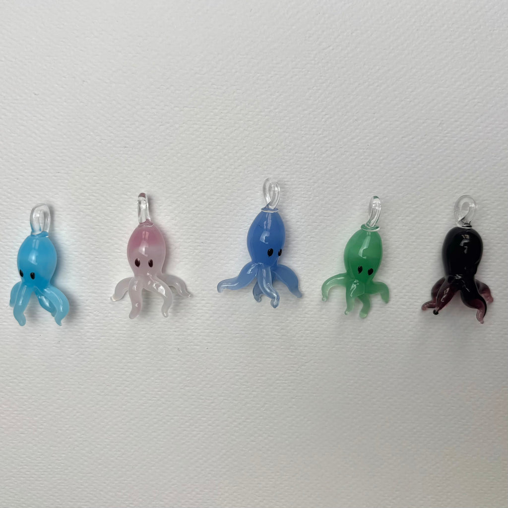 WOW Polpo charm in vetro di Murano