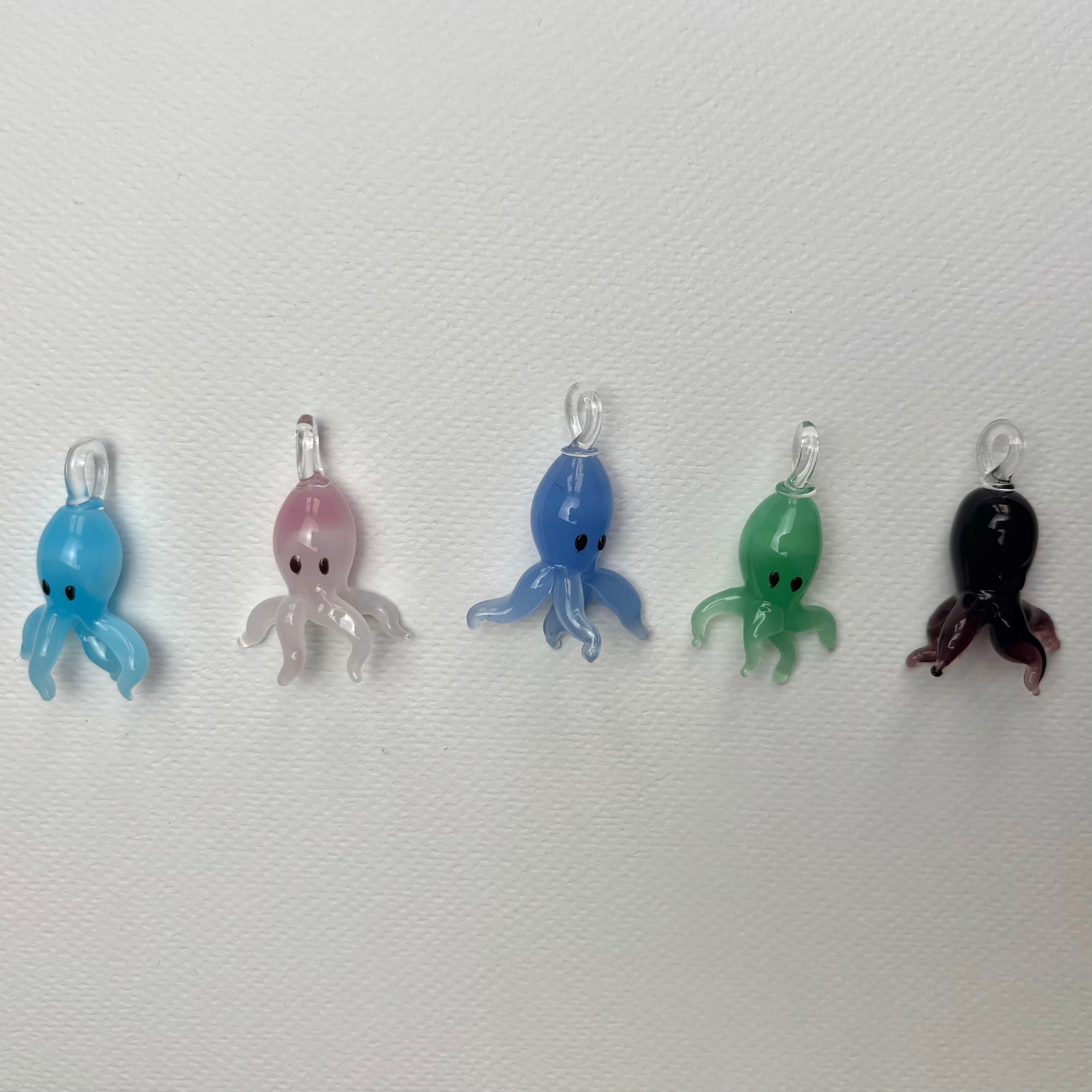 WOW Polpo charm in vetro di Murano