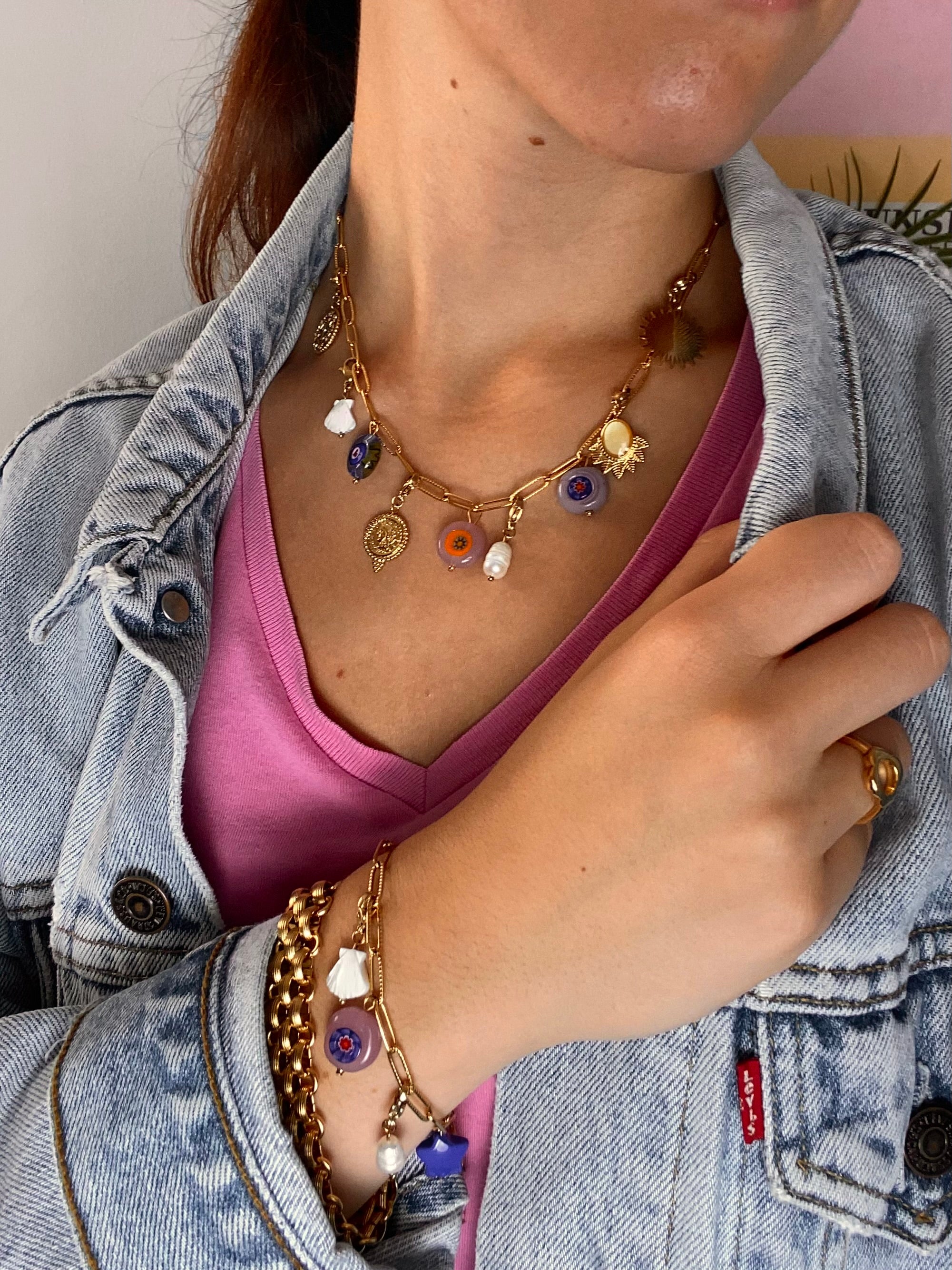 Charm Bar Necklace #classica GOLD