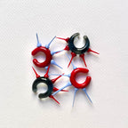 Earcuff Spike in vetro di Murano