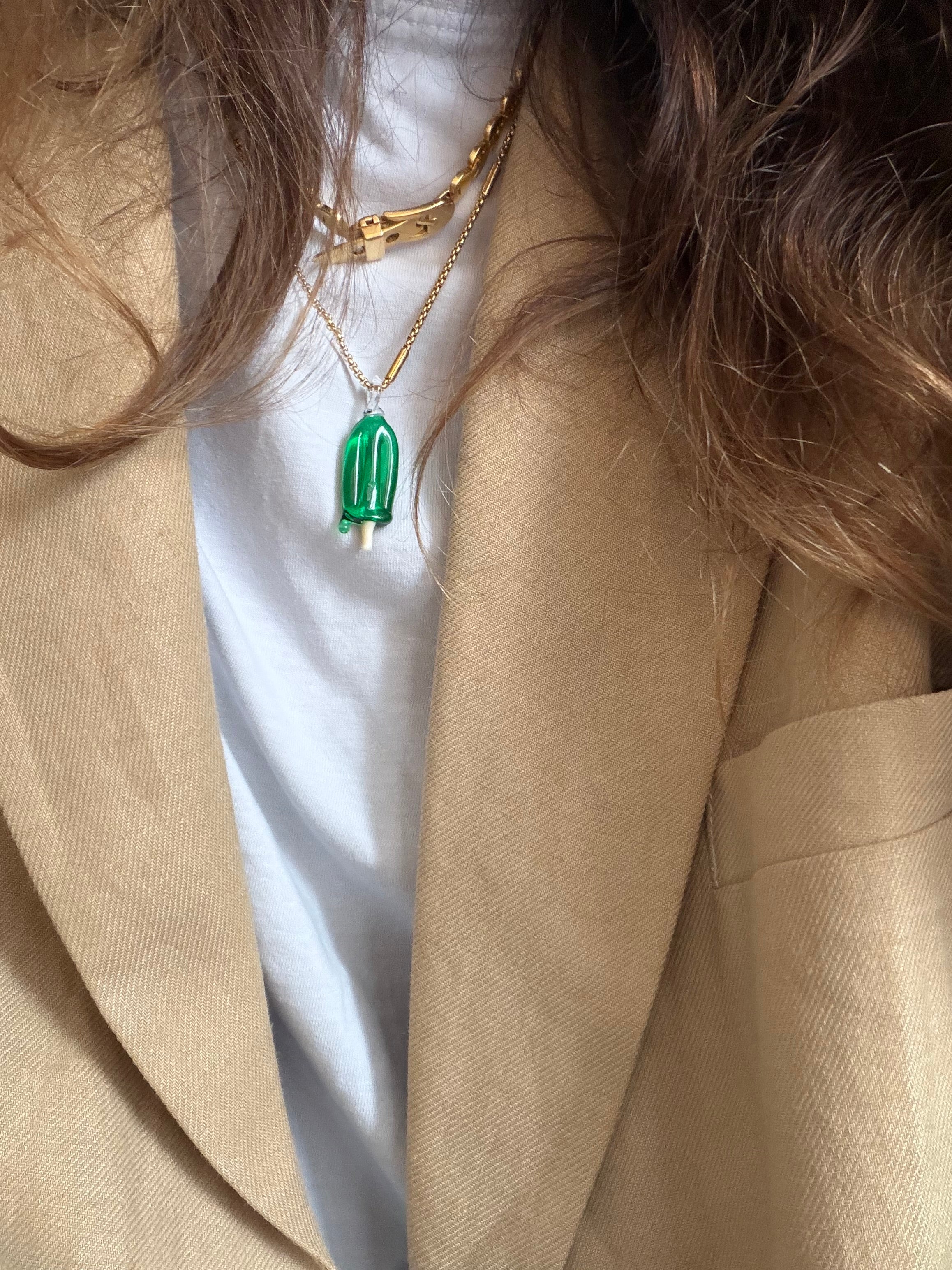 WOW Ghiacciolo charm in vetro di Murano