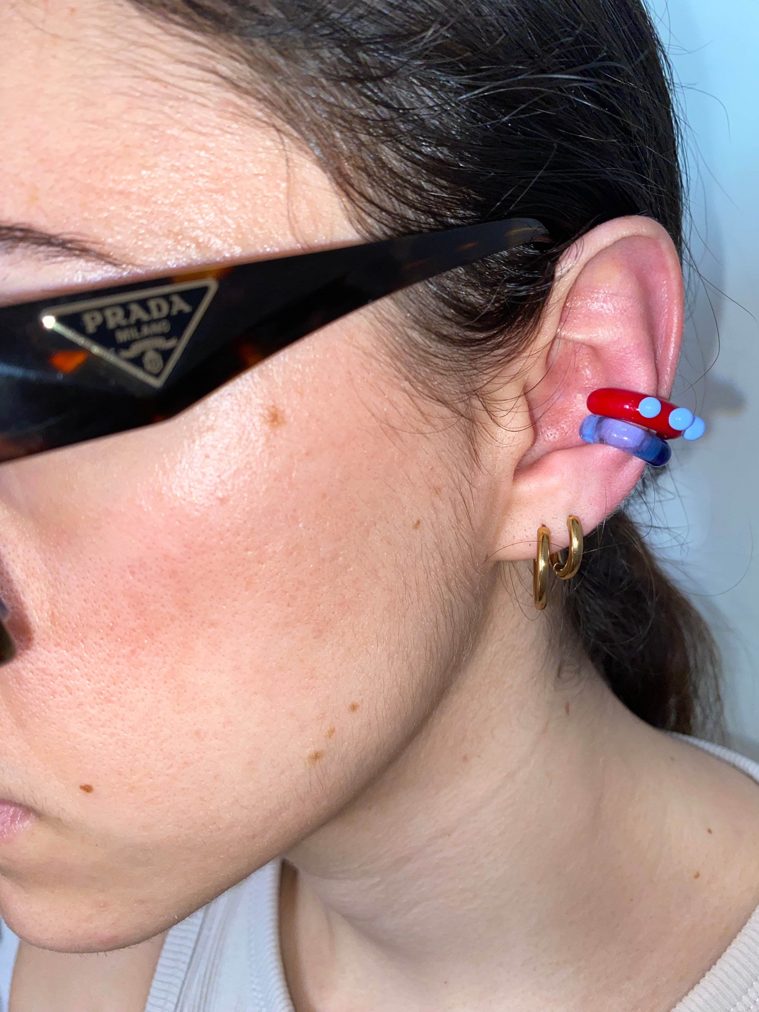 SMALL Earcuffs Babol vetro di Murano