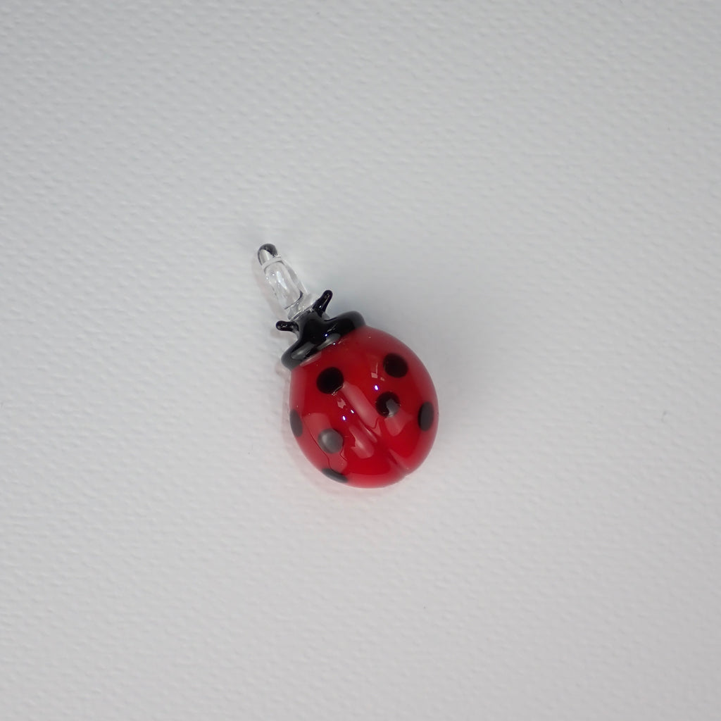 WOW Coccinella charm in vetro di Murano