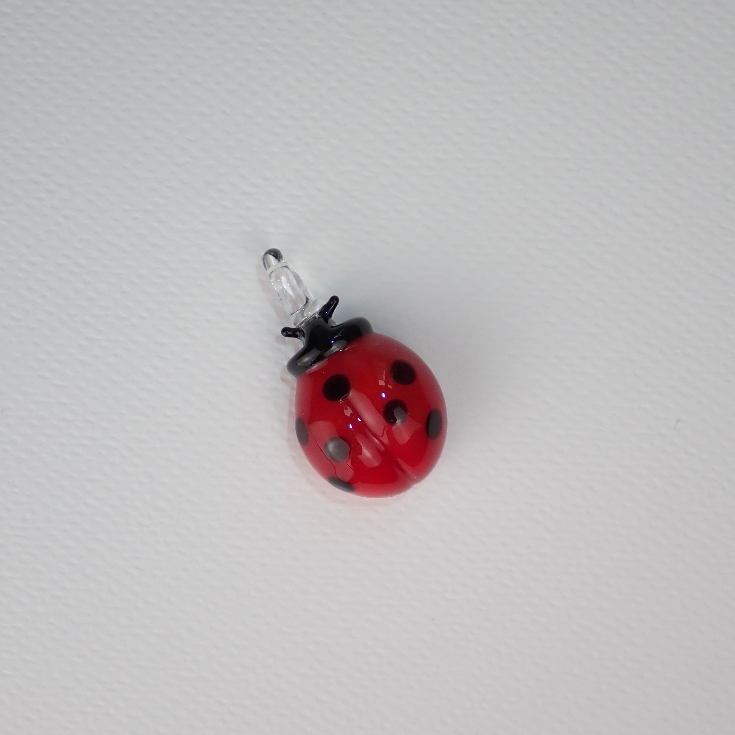 WOW Coccinella charm in vetro di Murano