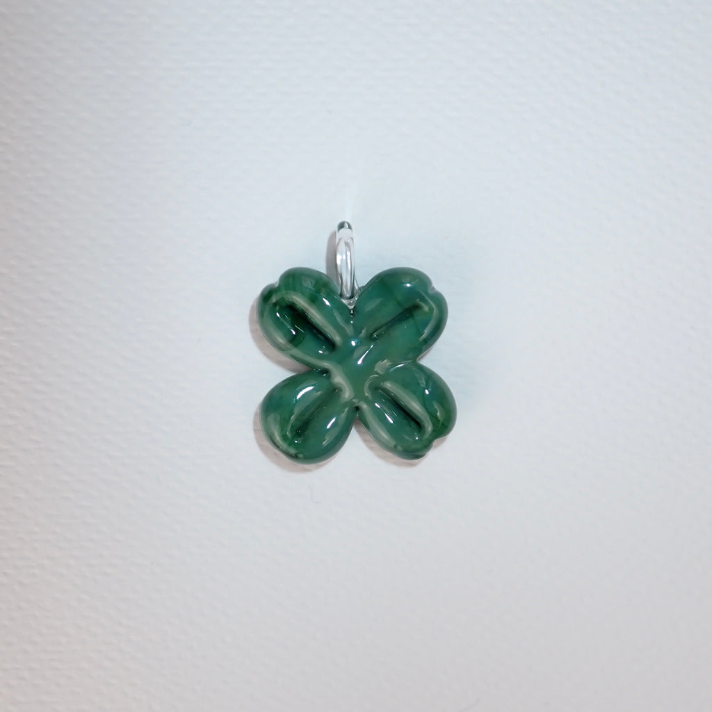 WOW Quadrifoglio charm in vetro di Murano