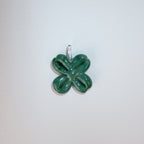 WOW Quadrifoglio charm in vetro di Murano