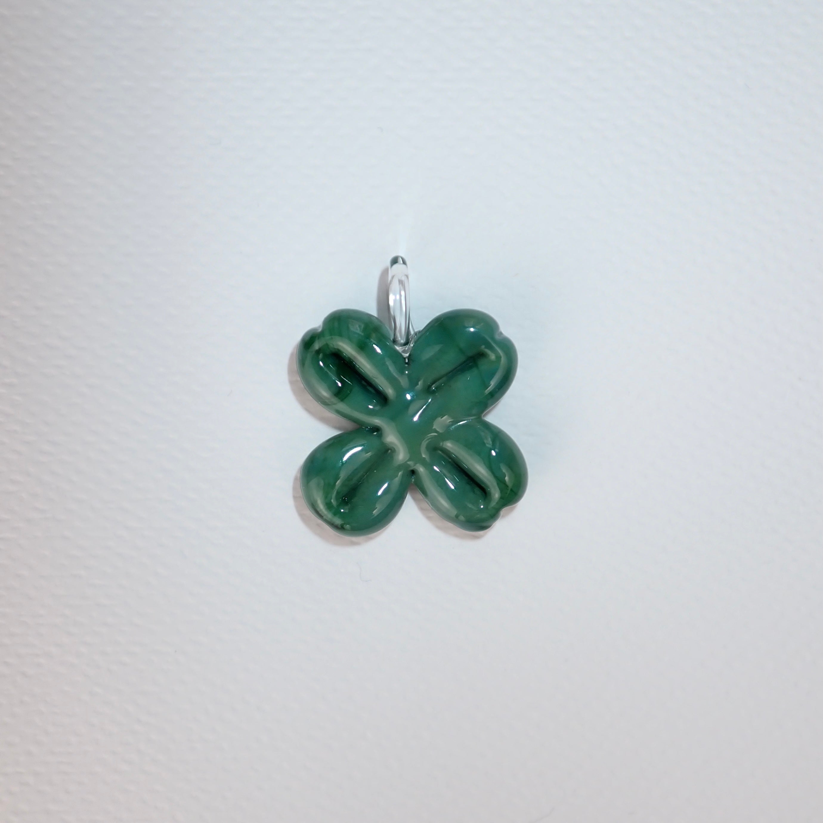 WOW Quadrifoglio charm in vetro di Murano