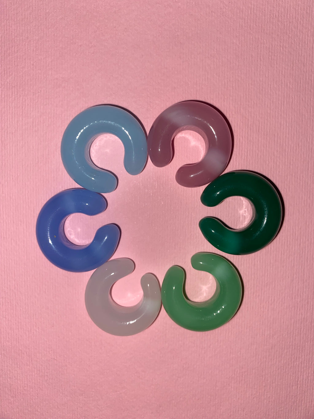 MAXI Earcuffs vetro di Murano