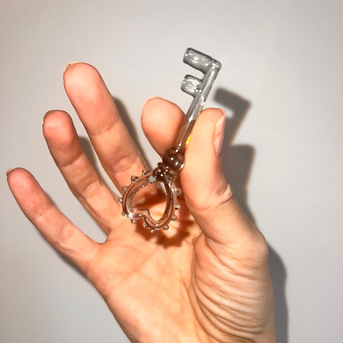 WOW Chiave charm in vetro di Murano