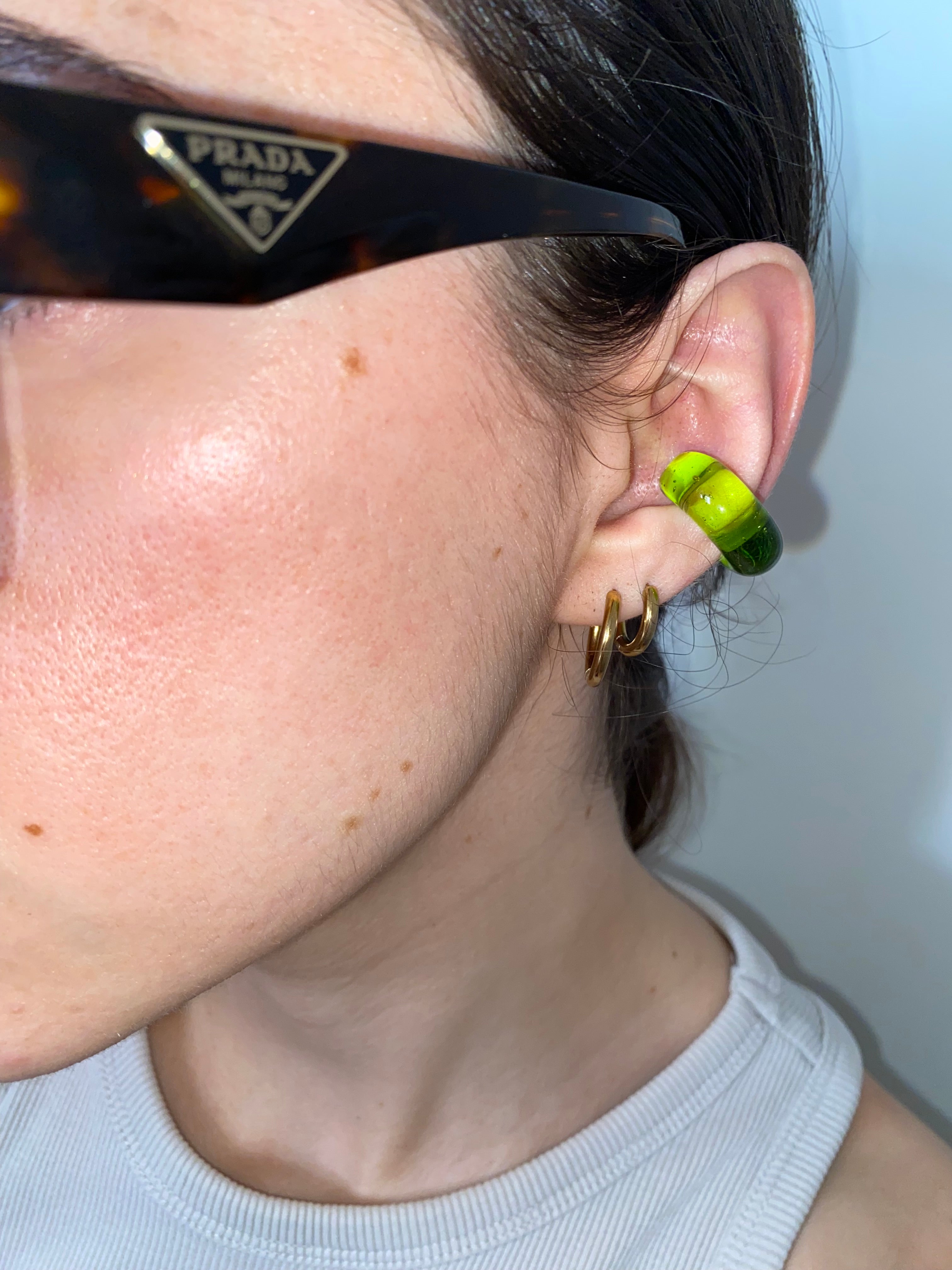 MAXI Earcuffs vetro di Murano