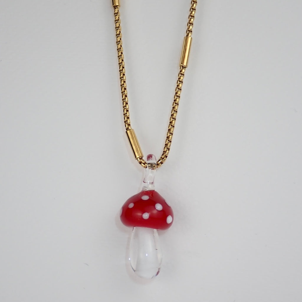 WOW Fungo charm in vetro di Murano