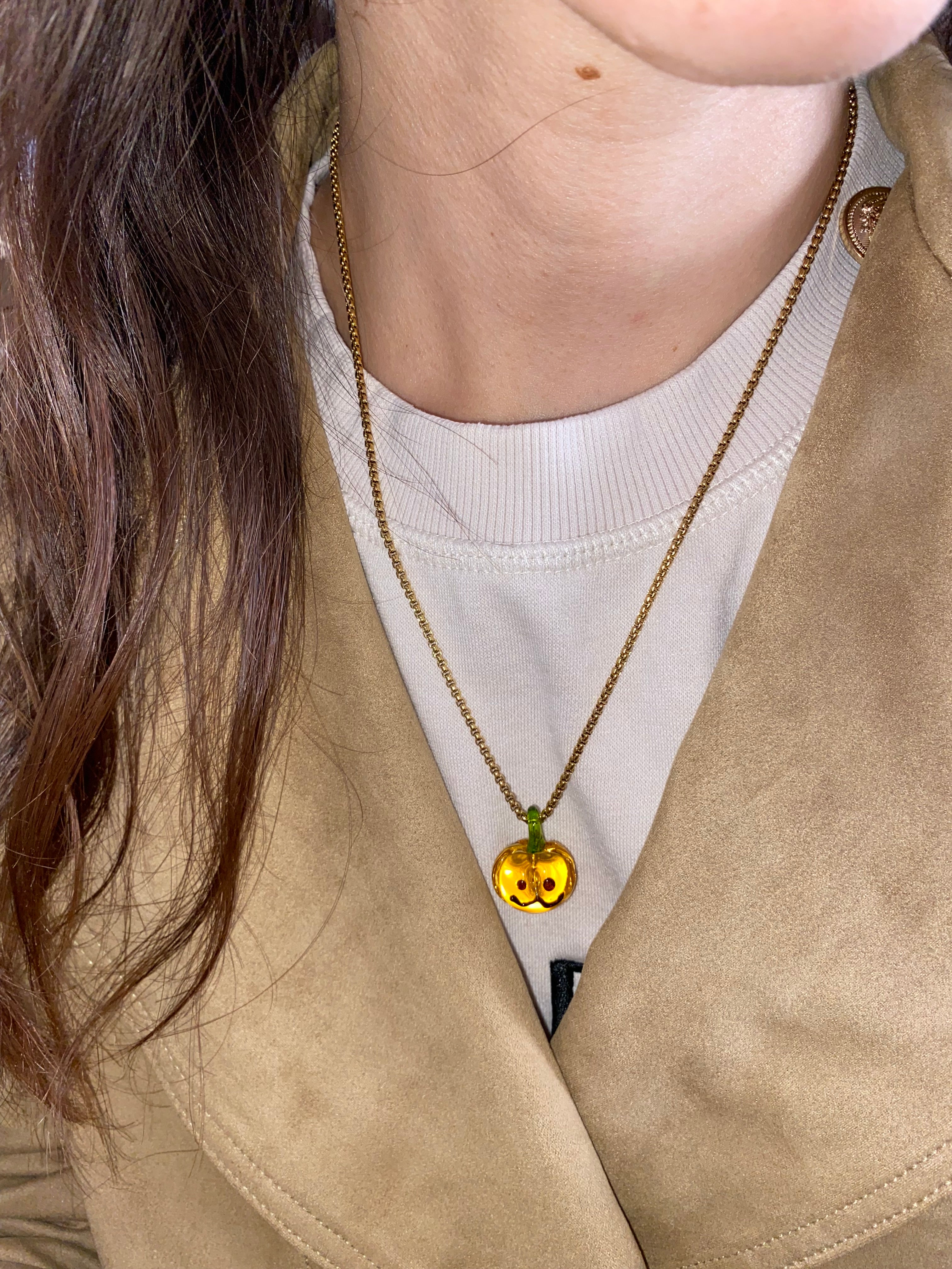 WOW Zucca charm in vetro di Murano