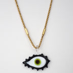 WOW Occhio charm in vetro di Murano