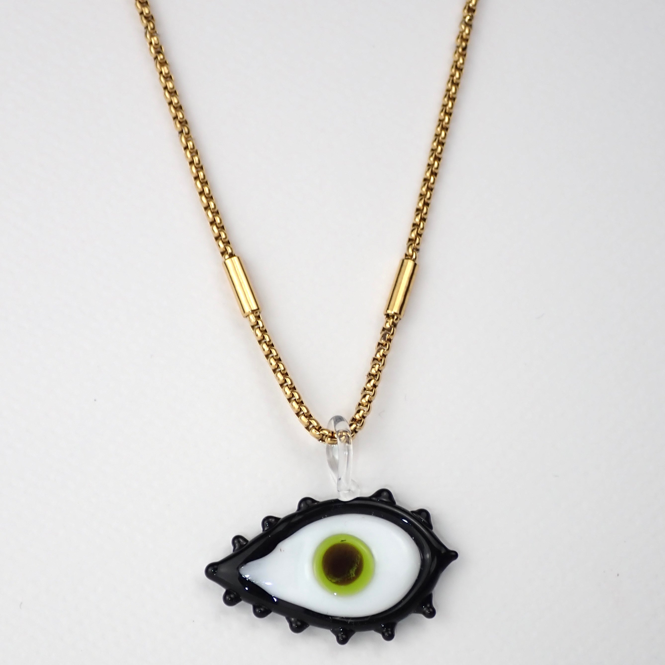 WOW Occhio charm in vetro di Murano