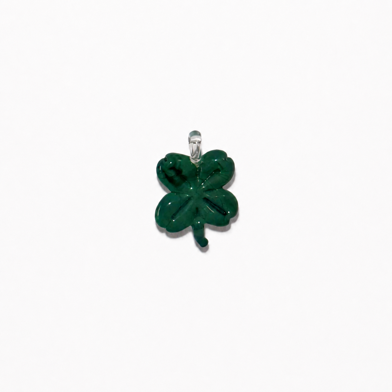 WOW Quadrifoglio charm in vetro di Murano